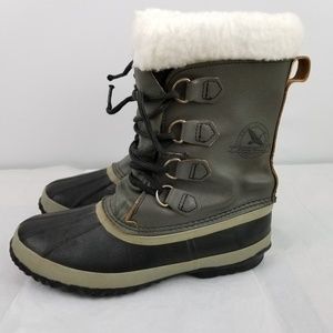 Eddie Bauer x Sorel gray winter boots Mens Size 7